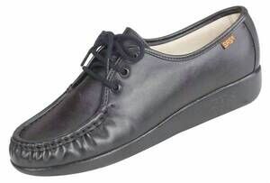 NEW SAS women's siesta lace shoe in black